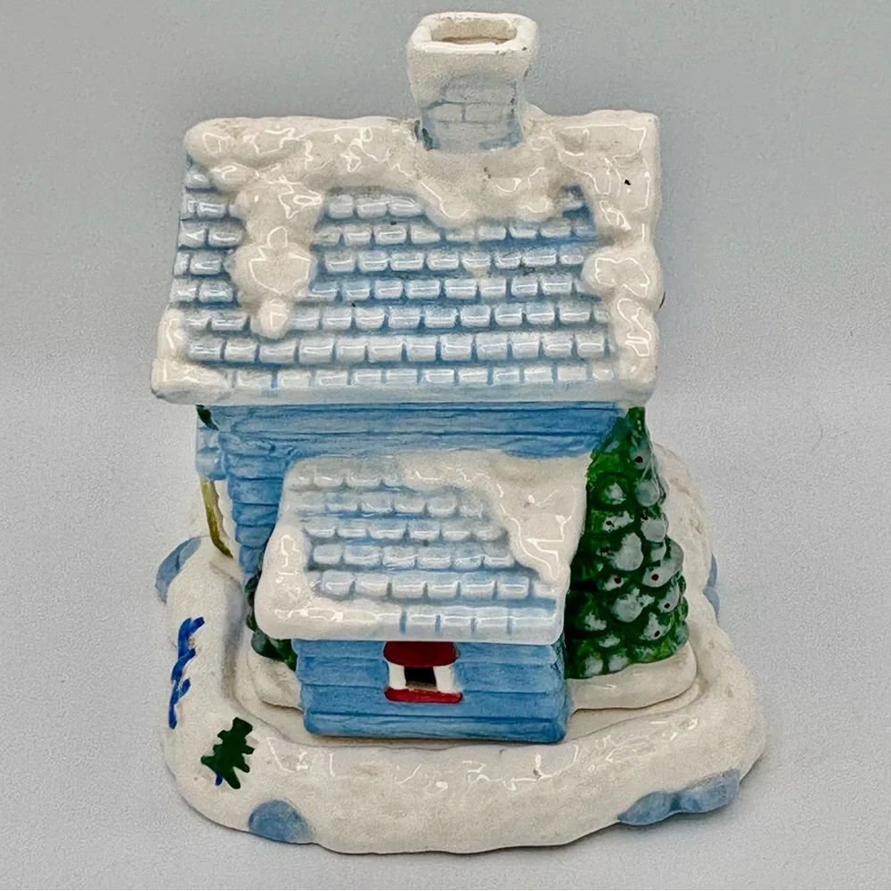 Target Festive Ceramic Holiday House Decoration for Tea Candle